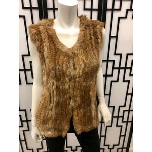 Brand new - Love Token Real Rabbit Fur Vest